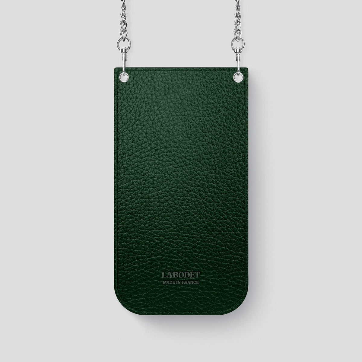 Red iPhone 14 Pro Crossbody Bag Alligator with Steel Metal -3 | Red-Steel