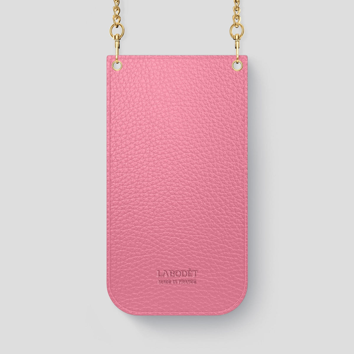 Burgundy iPhone 14 Pro Max Crossbody Bag Alligator with Gold Metal -3 | Burgundy-Gold