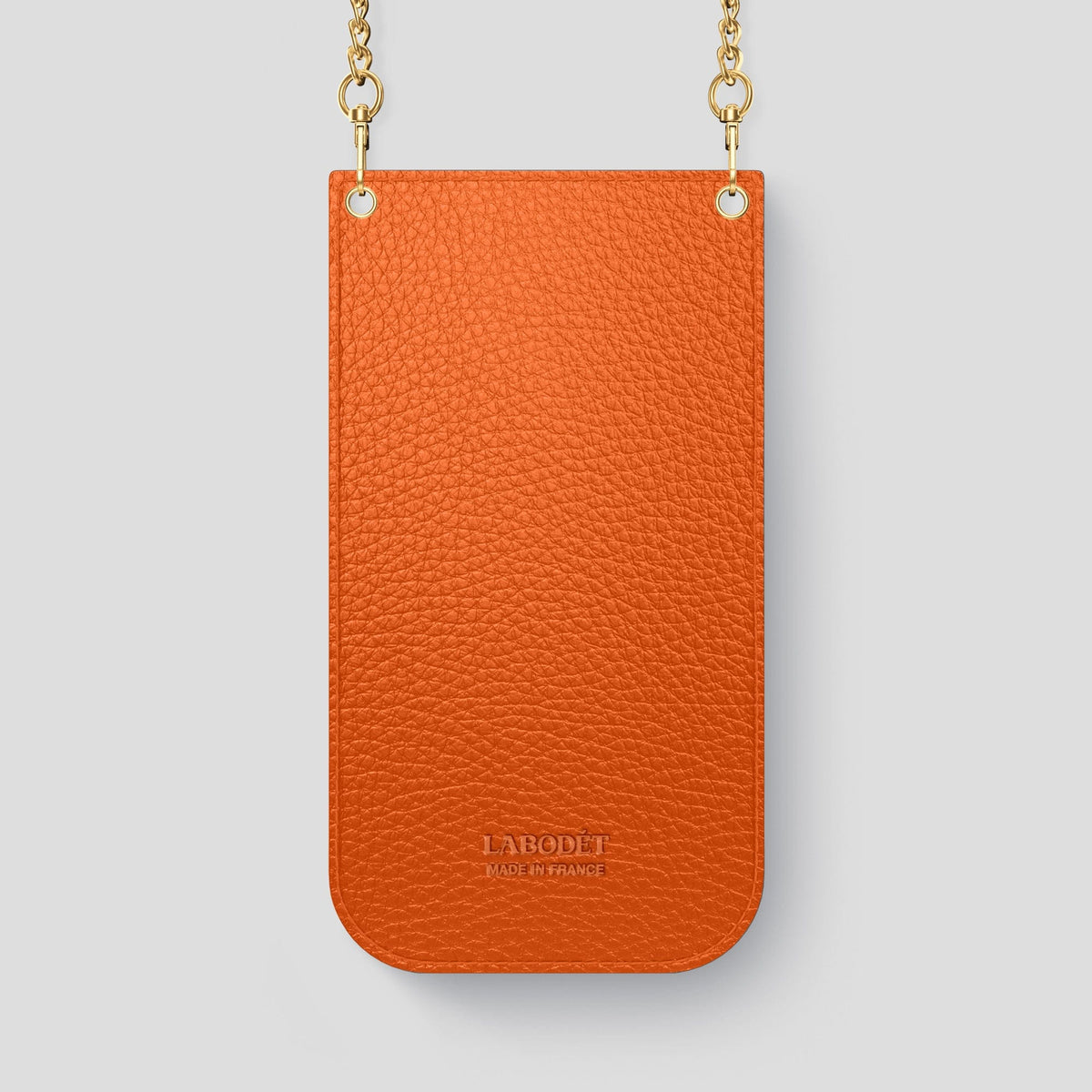 Honey iPhone 14 Pro Max Crossbody Bag Alligator with Gold Metal -3 | Honey-Gold