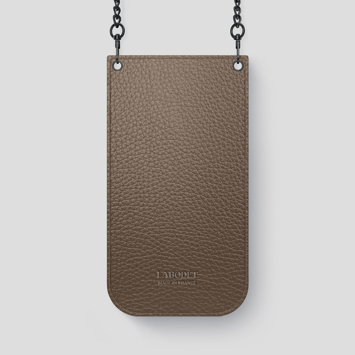 Kaki-Green iPhone 14 Pro Max Crossbody Bag Alligator with Black Metal -3 | Kaki-Green-Black