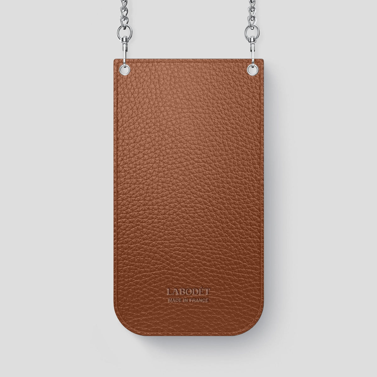 Orange iPhone 14 Pro Max Crossbody Bag Alligator with Steel Metal -3 | Orange-Steel