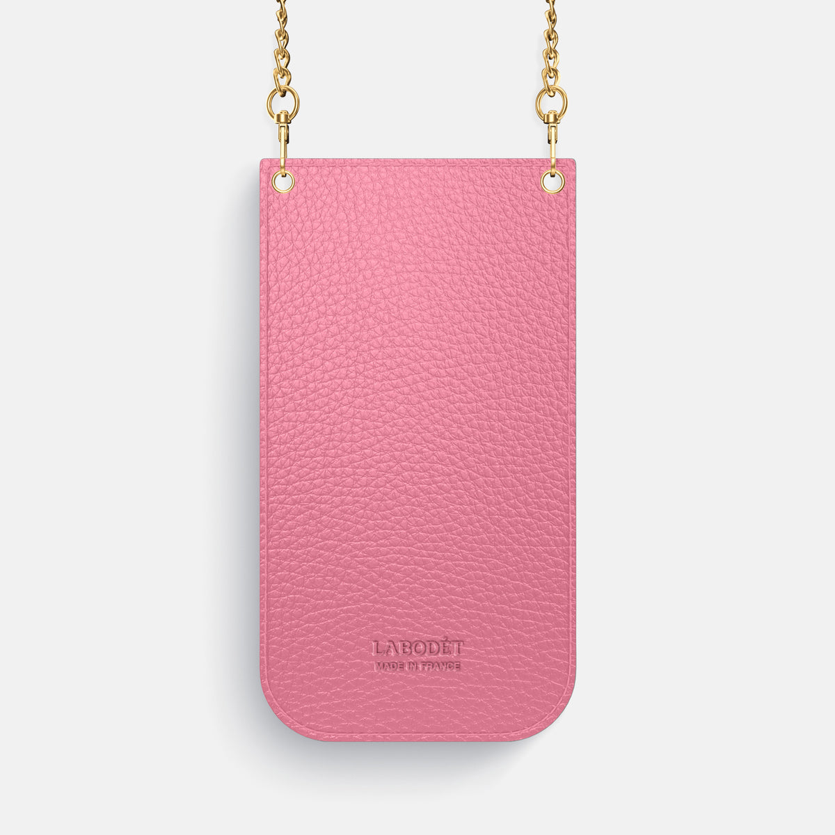 Burgundy iPhone 16 Pro Crossbody Bag Alligator with Gold Metal -3 | Burgundy-Gold