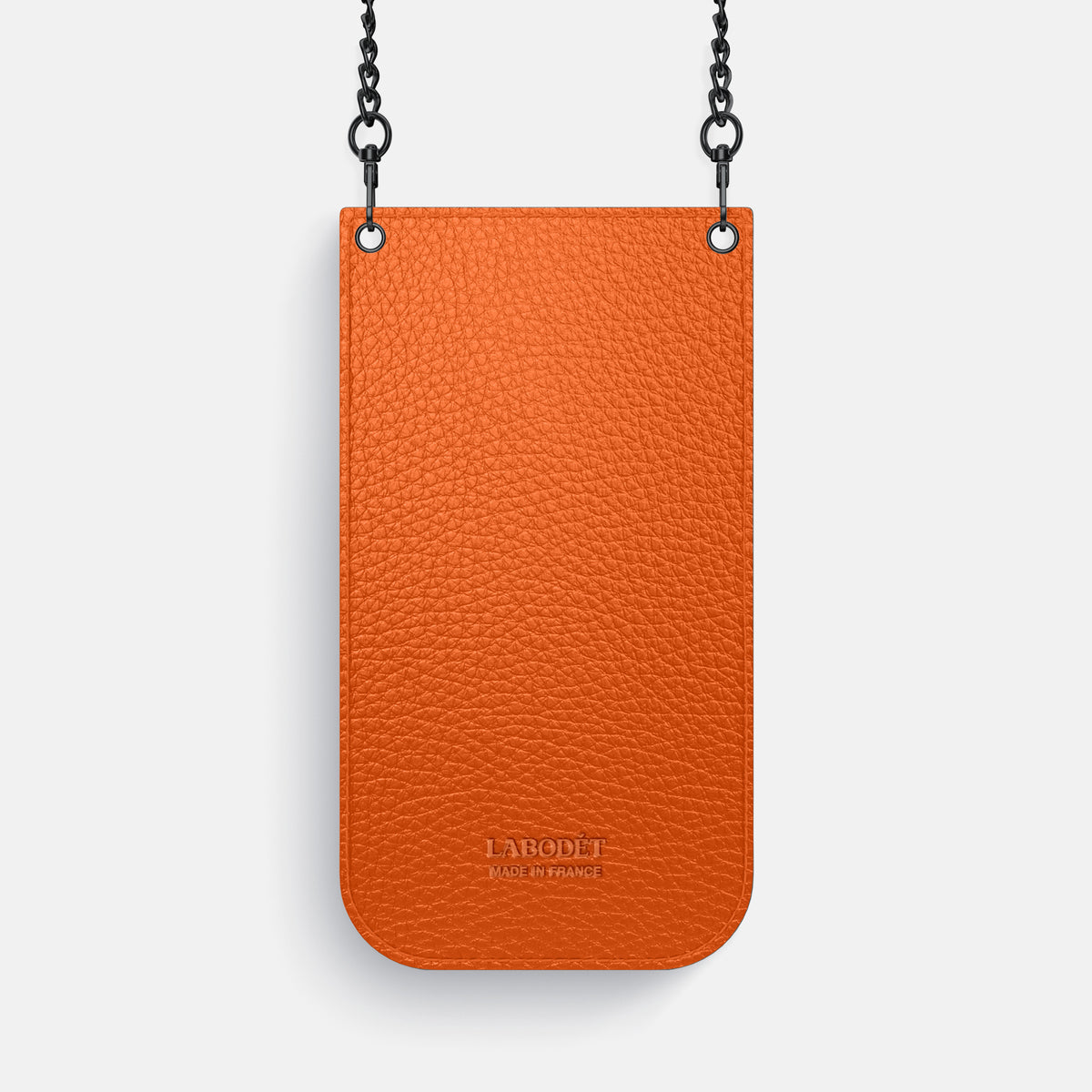 Honey iPhone 16 Pro Crossbody Bag Alligator with Black Metal -3 | Honey-Black