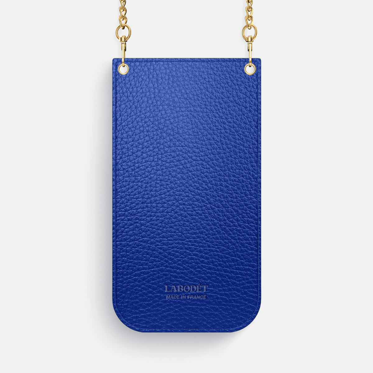 Grey iPhone 16 Pro Max Crossbody Bag Alligator with Gold Metal -3 | Grey-Gold