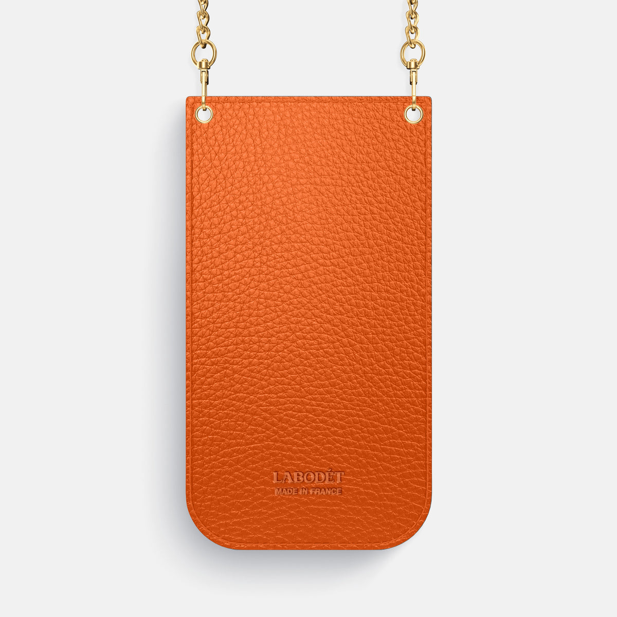 Honey iPhone 16 Pro Max Crossbody Bag Alligator with Gold Metal -3 | Honey-Gold