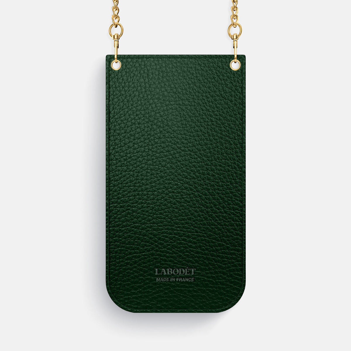 Red iPhone 16 Pro Max Crossbody Bag Alligator with Gold Metal -3 | Red-Gold