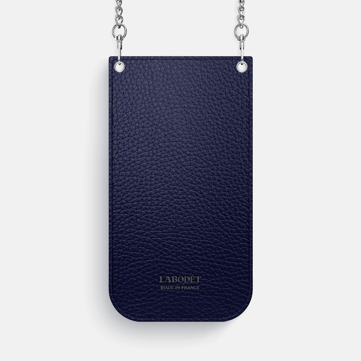 Royal Blue iPhone 16 Pro Max Crossbody Bag Alligator with Steel Metal -3 | Royal-Blue-Steel
