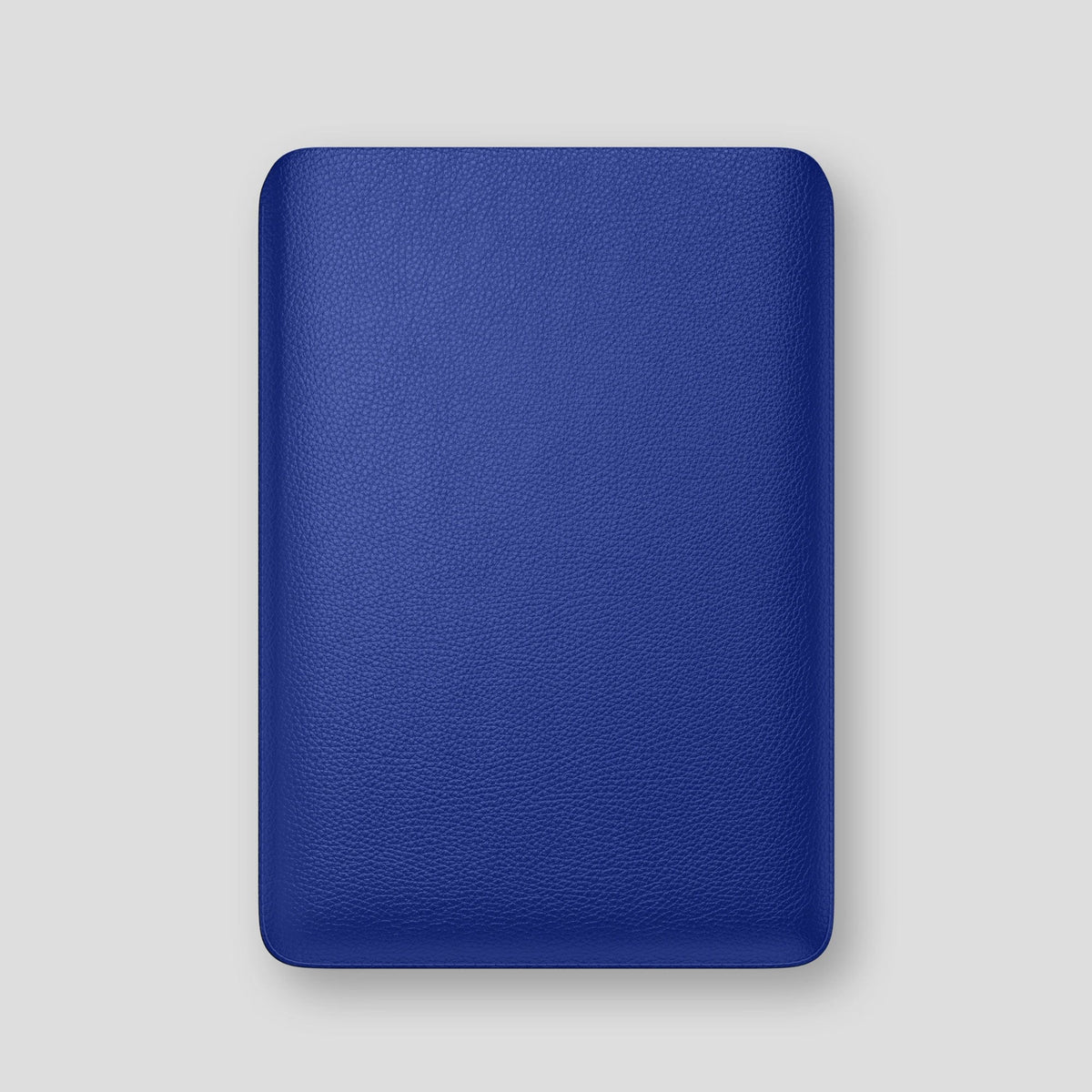 Navy Blue Sleeve For MacBook Air 13-inch (2022 / 2024) Alligator with Black Metal -2 | Navy-Blue-Black