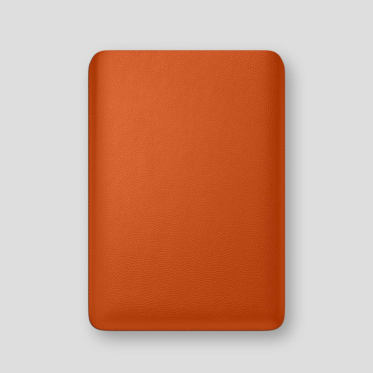 Orange Sleeve For MacBook Air 13-inch (2022 / 2024) Alligator with Gold Metal -2 | Orange-Gold