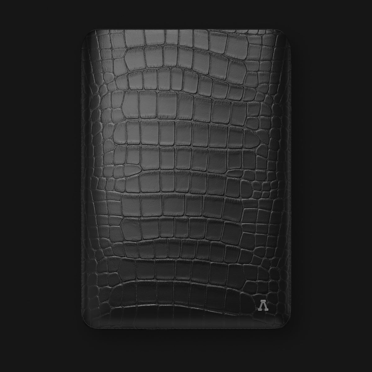 Edition-Black Sleeve For MacBook Alligator with Steel Metal -1 | Edition-Black-Steel