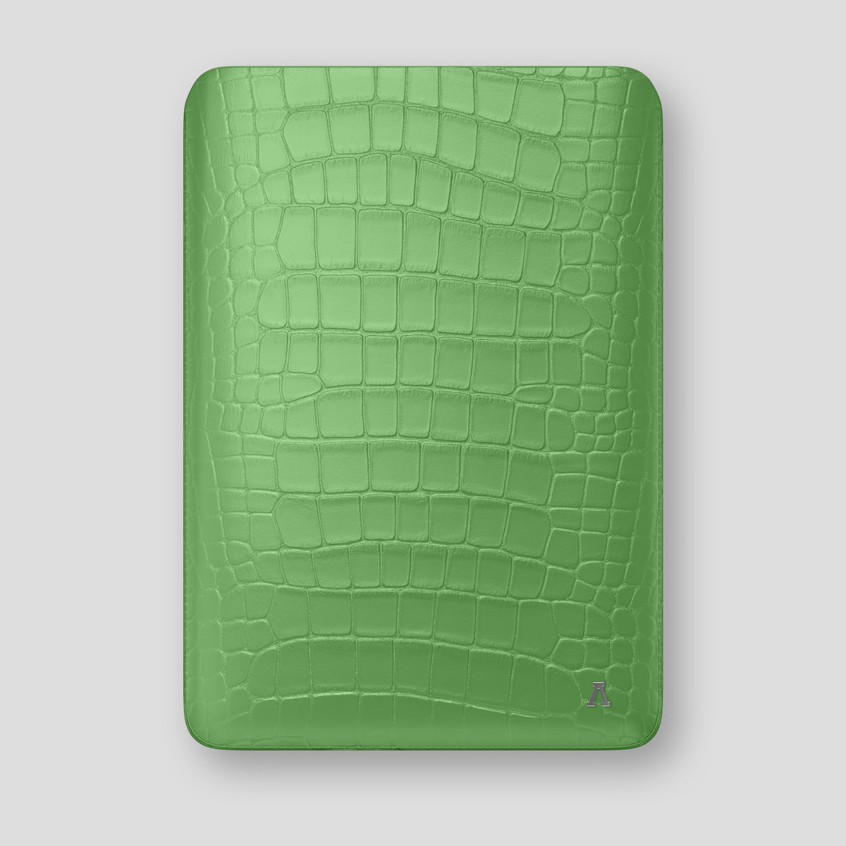 Apple-Green Sleeve MacBook Pro 16-inch In Alligator with Steel Metal -1 | Apple-Green-Steel