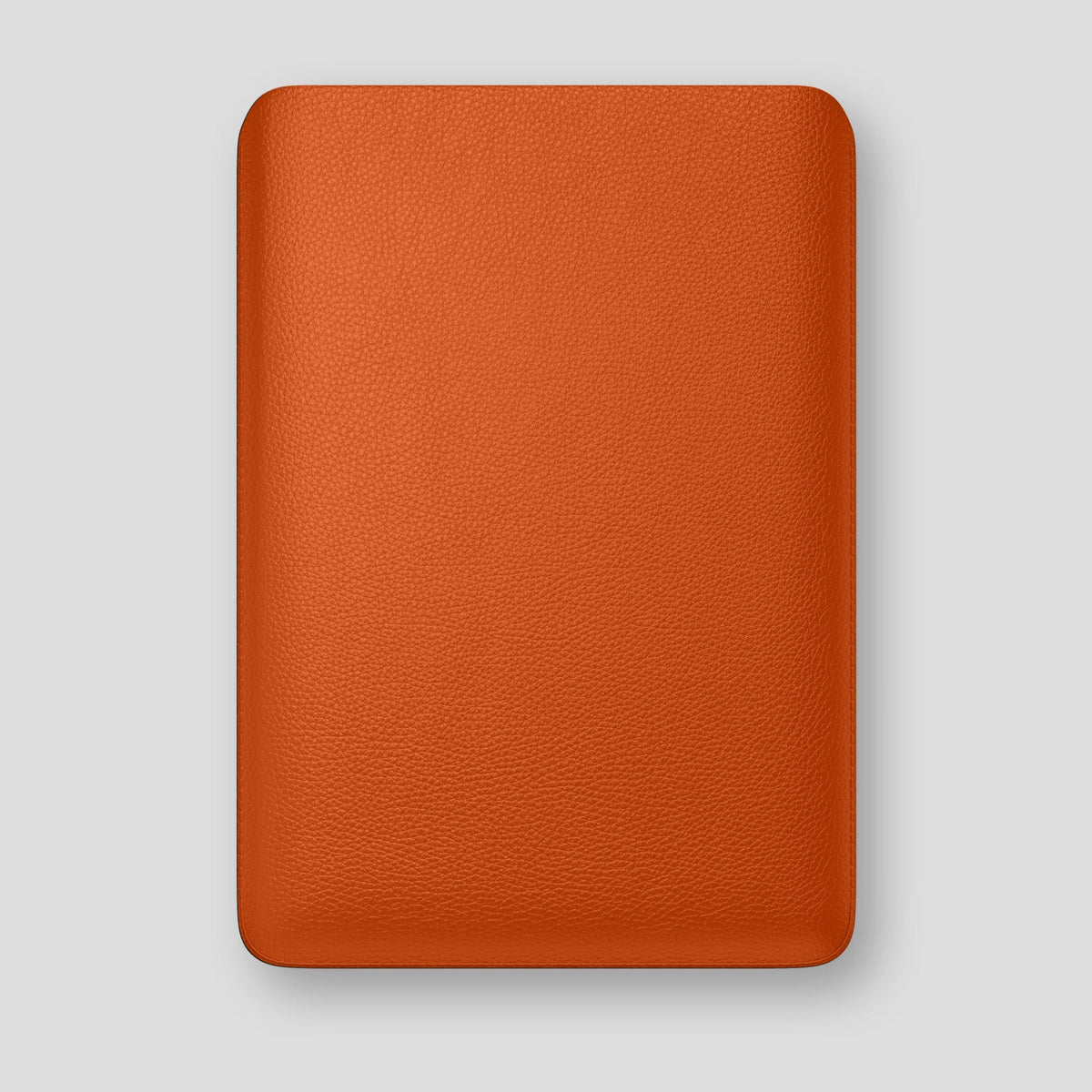 Orange Sleeve For MacBook Air 15-inch (2023 / 2024) Alligator with Black Metal -2 | Orange-Black