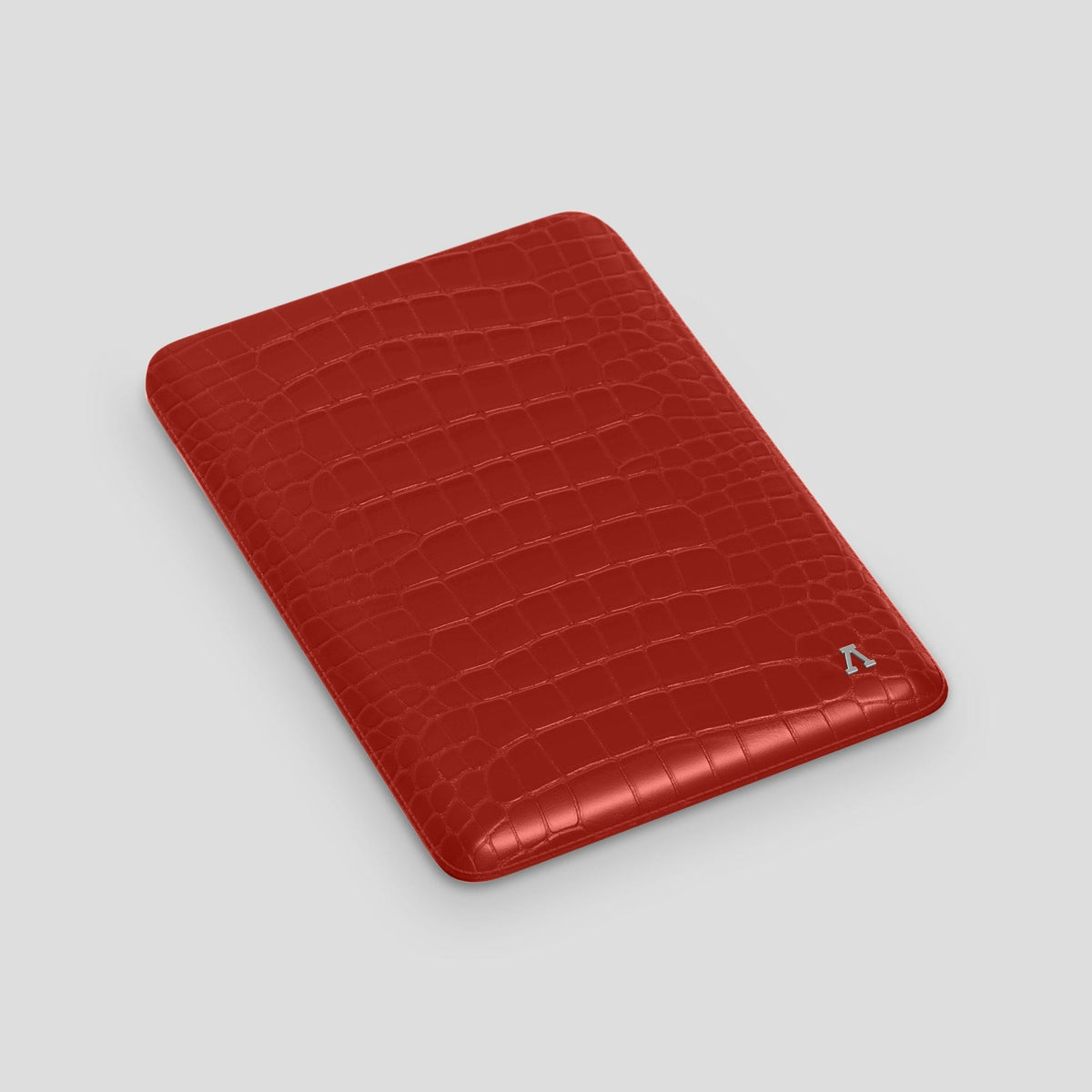 Red Sleeve For MacBook Air 15-inch (2023 / 2024) Alligator with Steel Metal -3 | Red-Steel