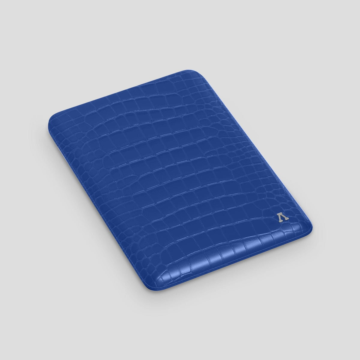 Royal Blue Sleeve For MacBook Air 15-inch (2023 / 2024) Alligator with Steel Metal -3 | Royal-Blue-Steel