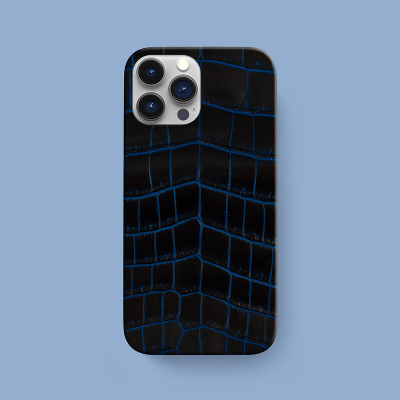 iPhone 16 Pro Max Slim Case 1/1 Cosmic-Night Alligator -1 | Cosmic-Night
