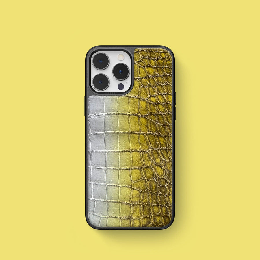iPhone 15 Pro Sport Case 1/1 Lemon Himalayan Crocodile