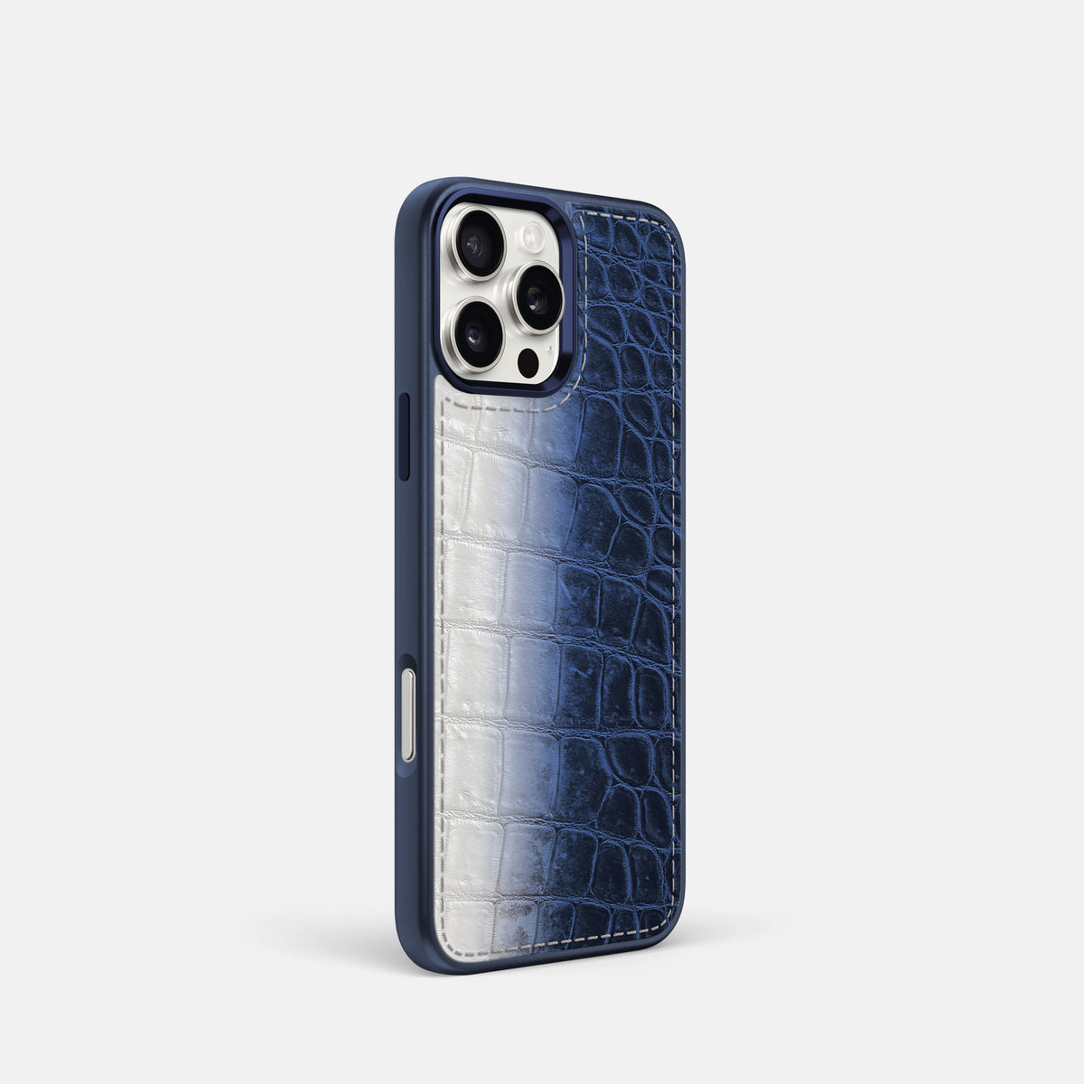 Navy Blue iPhone 16 Pro Toned Sport Case with Blue -2 | Navy-Blue-Blue
