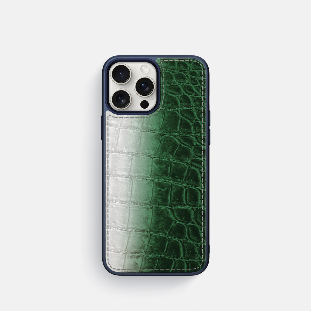 Green iPhone 16 Pro Toned Sport Case with Blue -1 | Green-Blue