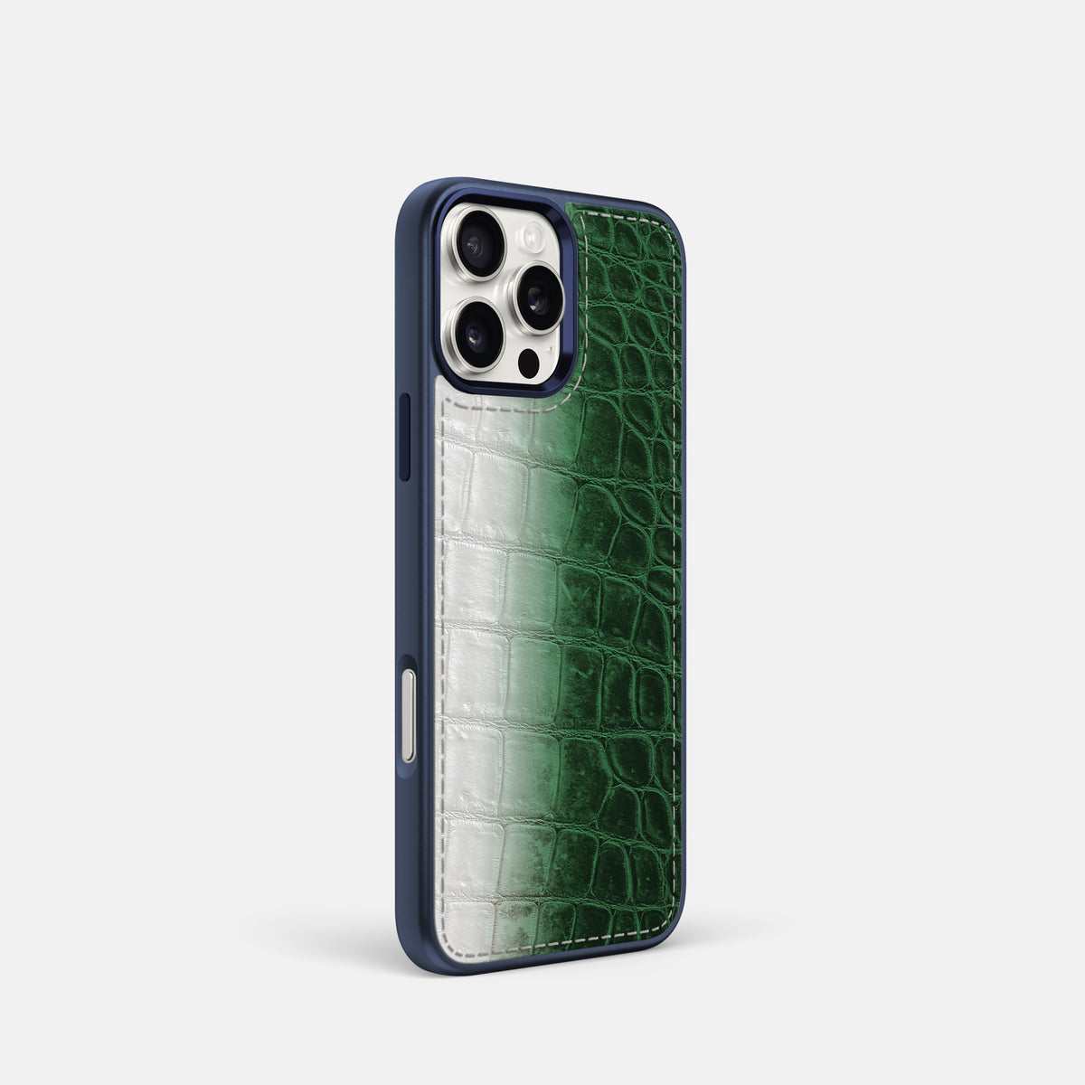 Green iPhone 16 Pro Toned Sport Case with Blue -2 | Green-Blue