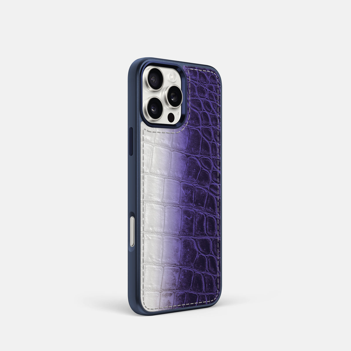 Purple iPhone 16 Pro Toned Sport Case with Blue -2 | Purple-Blue