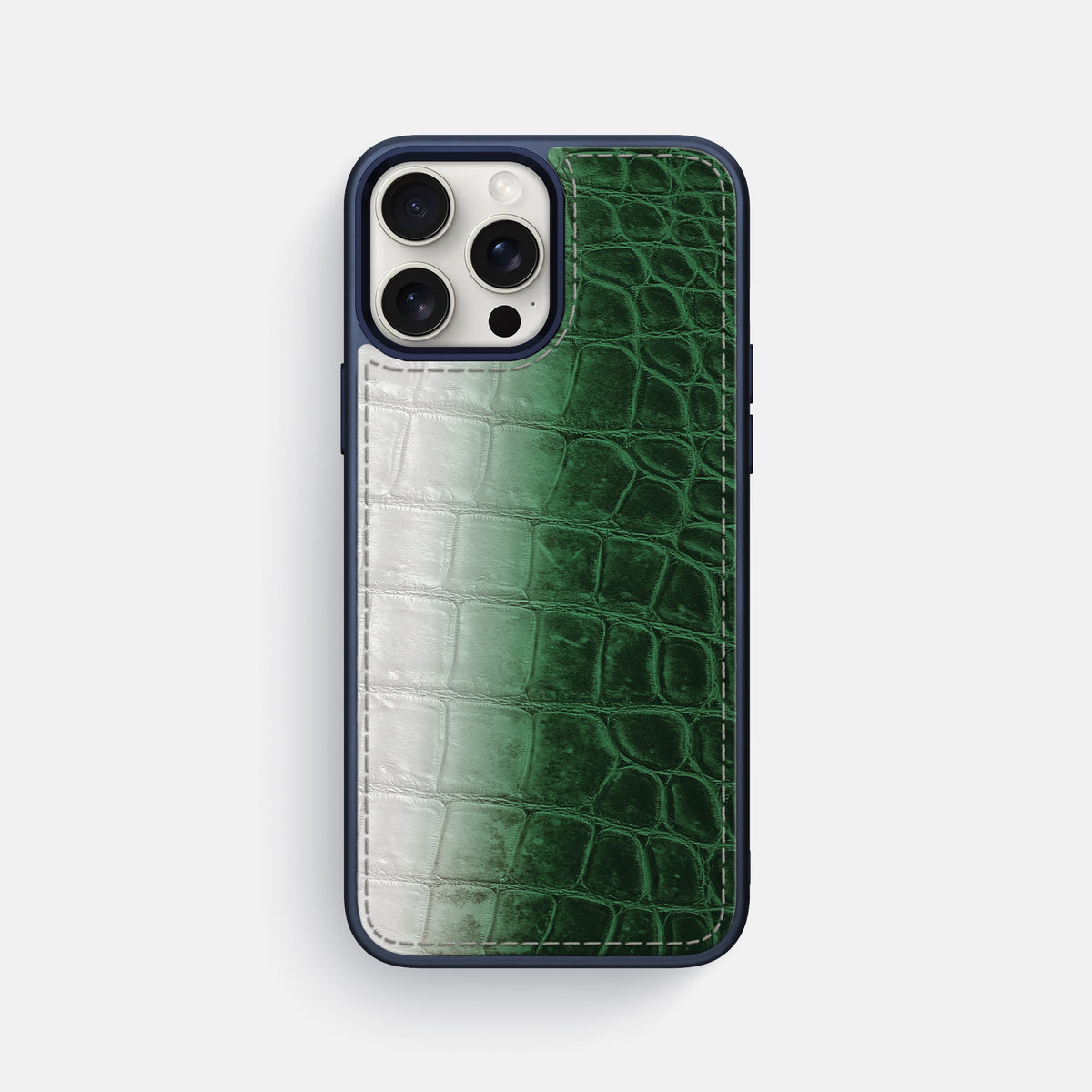 Green iPhone 16 Pro Max Toned Sport Case with Blue -1 | Green-Blue