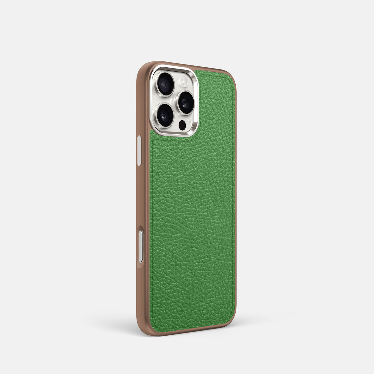 Herb iPhone 16 Pro Sport Case Alligator with Brown -2 | Herb-Brown