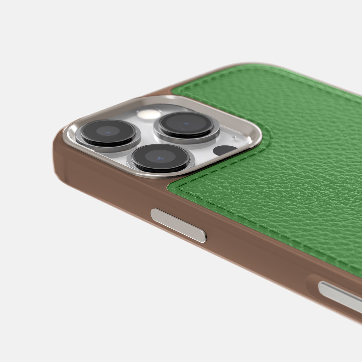 Herb iPhone 16 Pro Sport Case Alligator with Brown -5 | Herb-Brown