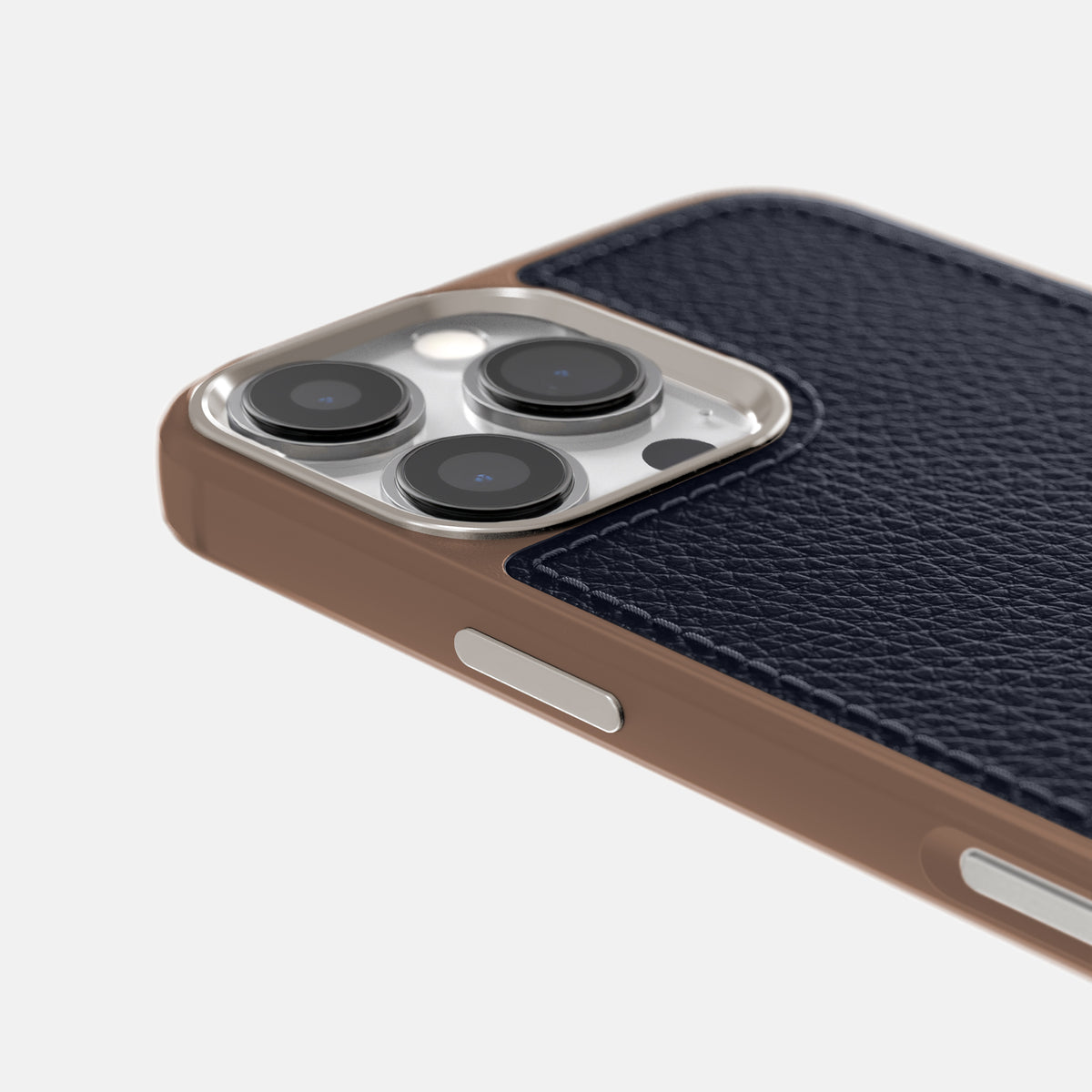 Marine iPhone 16 Pro Sport Case Alligator with Brown -5 | Marine-Brown