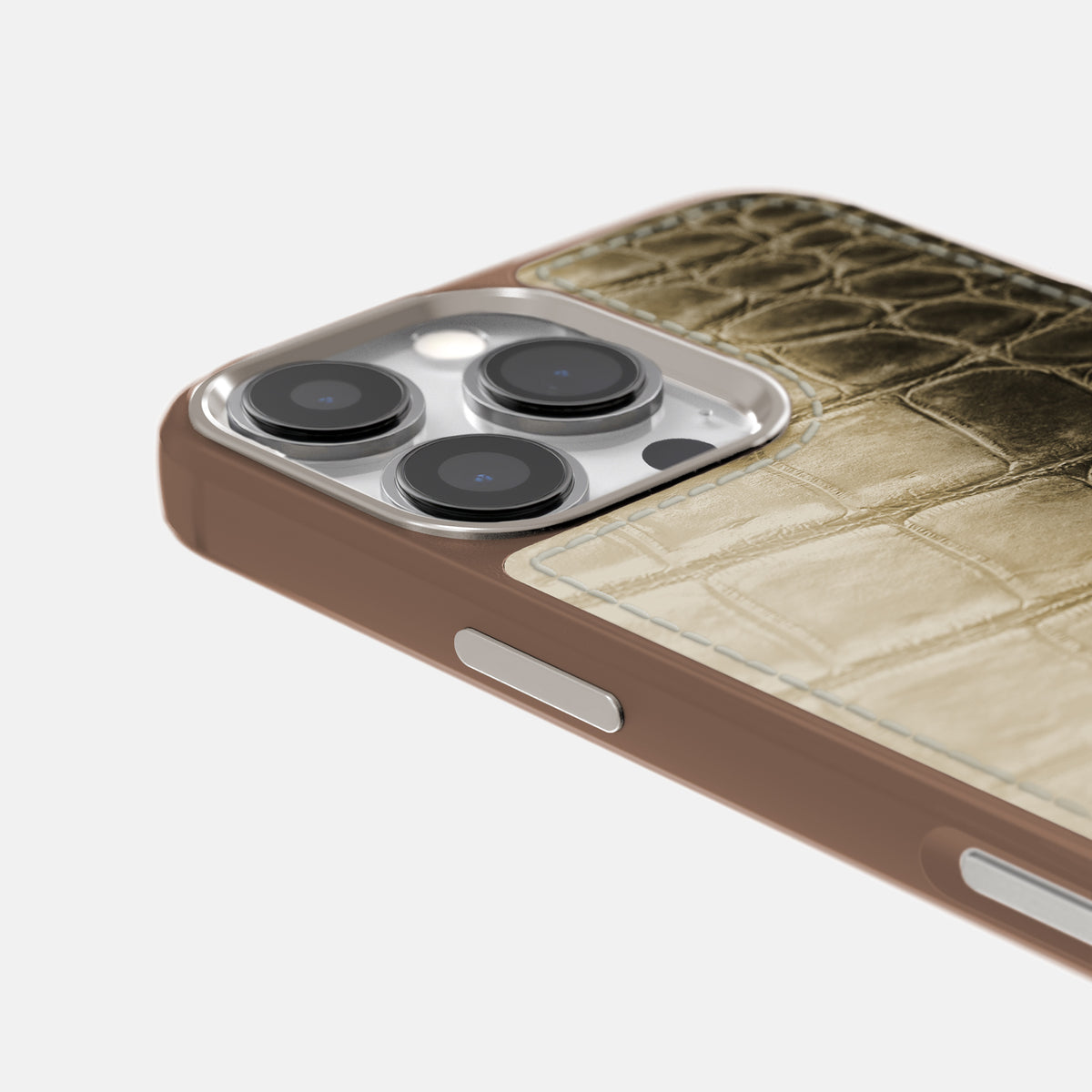 Natural iPhone 16 Pro Toned Sport Case with Brown -5 | Natural-Brown