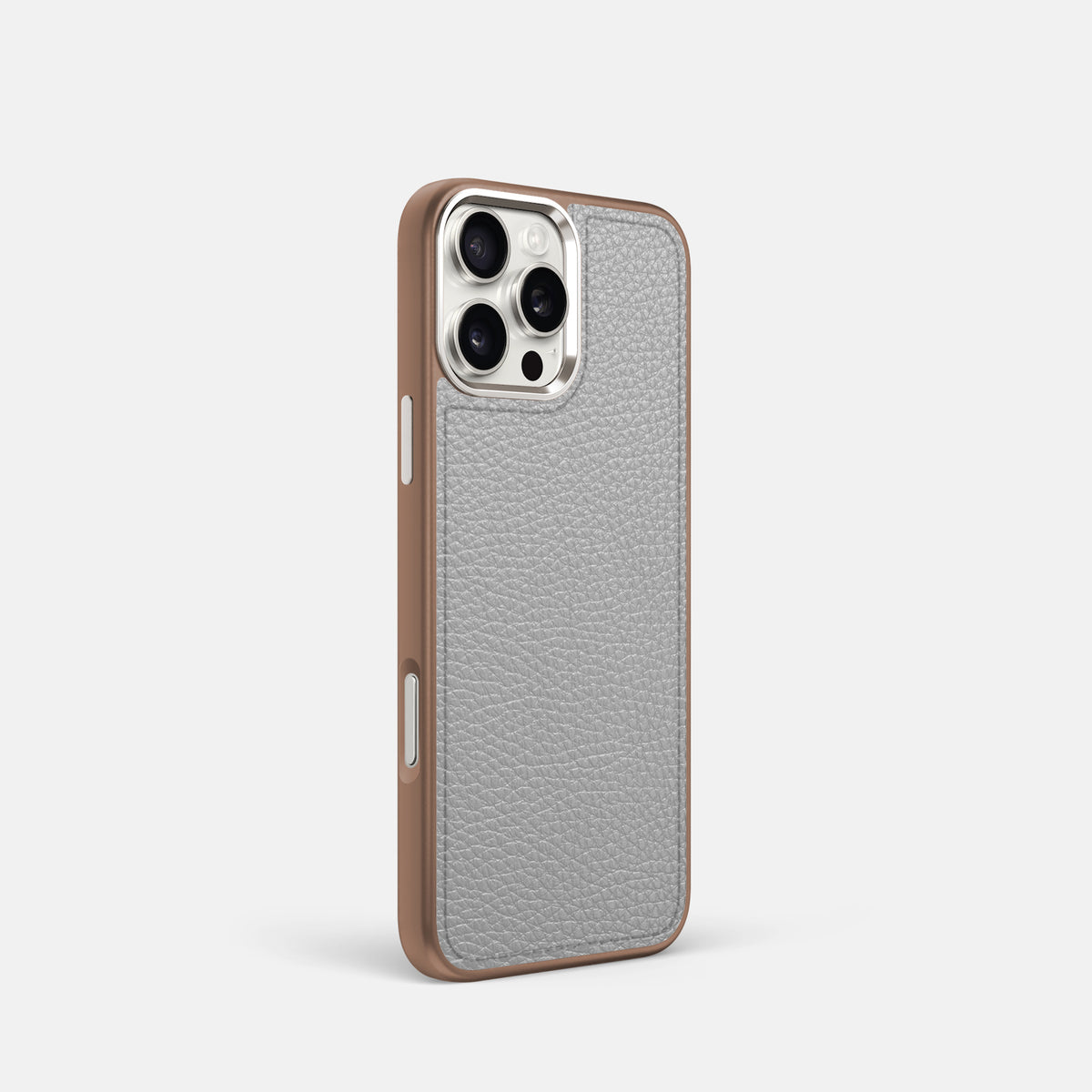 Nuage iPhone 16 Pro Sport Case Alligator with Brown -2 | Nuage-Brown