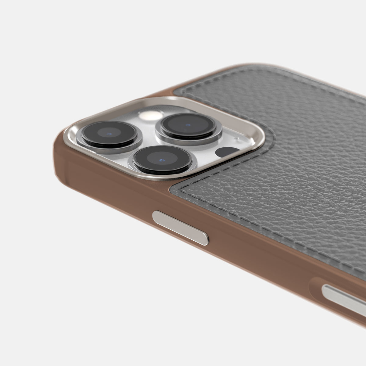 Souris iPhone 16 Pro Sport Case Alligator with Brown -5 | Souris-Brown