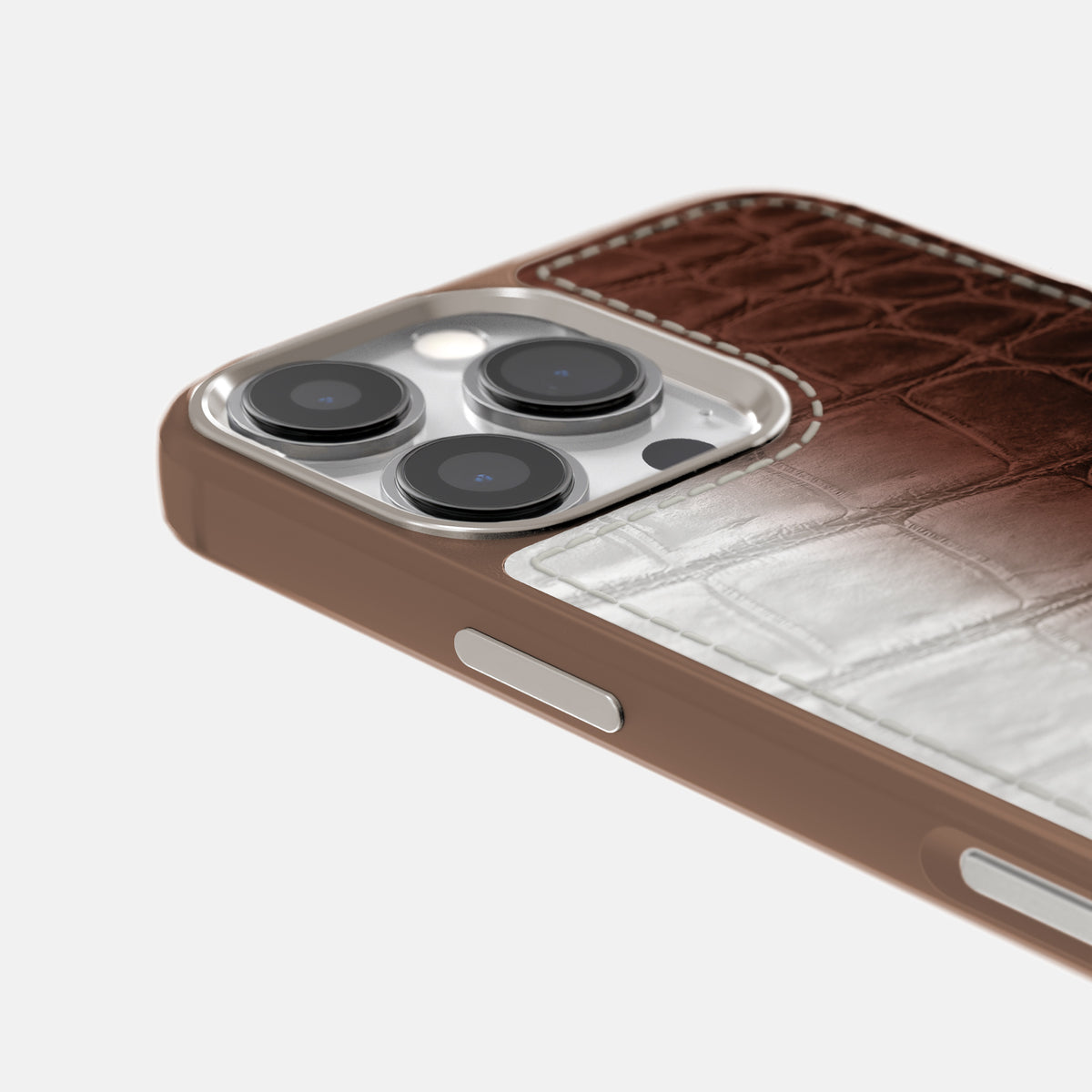 Dark Brown iPhone 16 Pro Max Toned Sport Case with Brown -5 | Dark-Brown-Brown