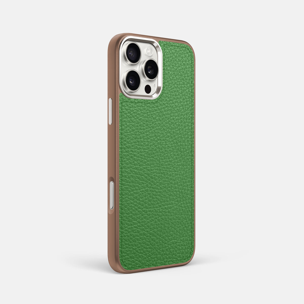 Herb iPhone 16 Pro Max Sport Case Alligator with Brown -2 | Herb-Brown