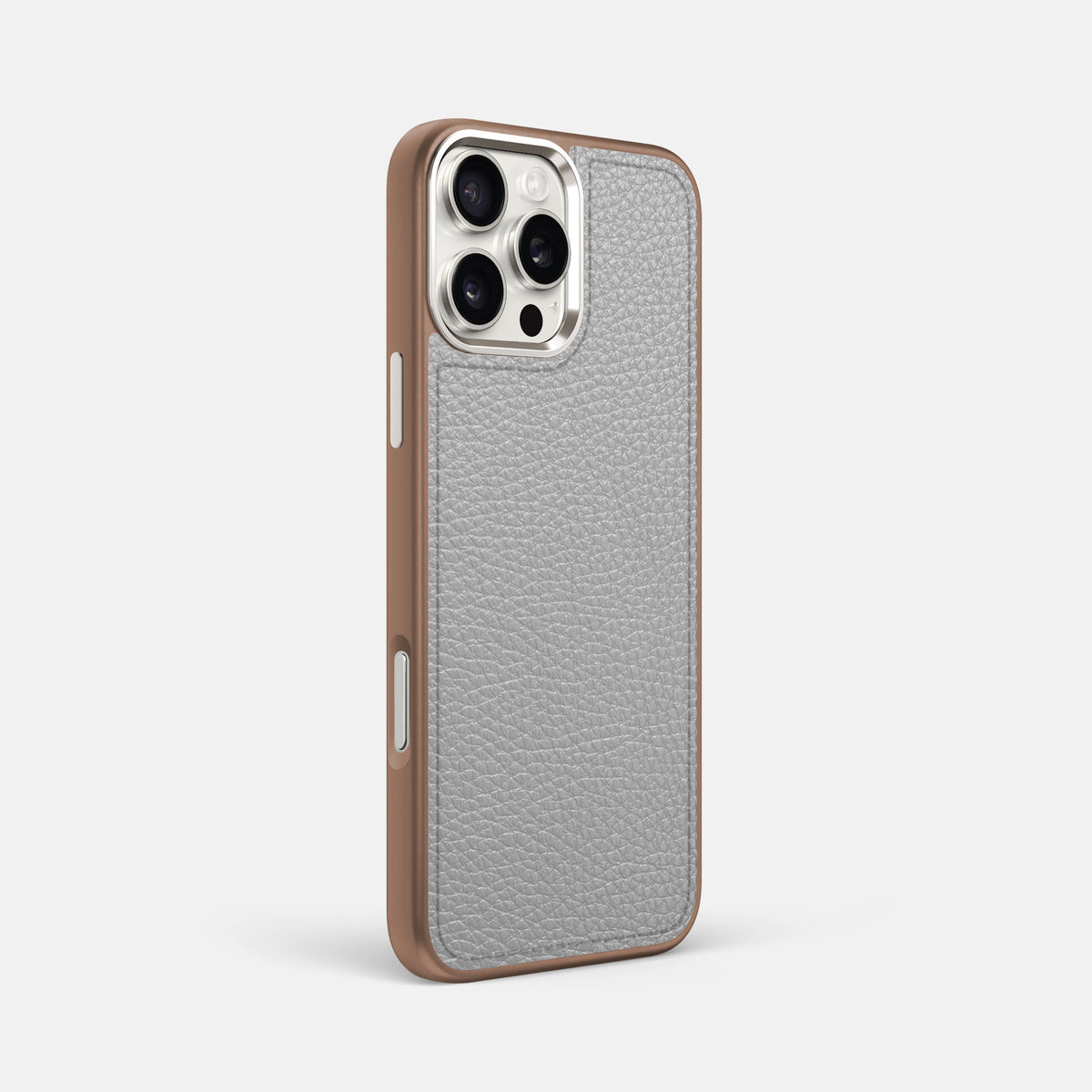 Nuage iPhone 16 Pro Max Sport Case Alligator with Brown -2 | Nuage-Brown