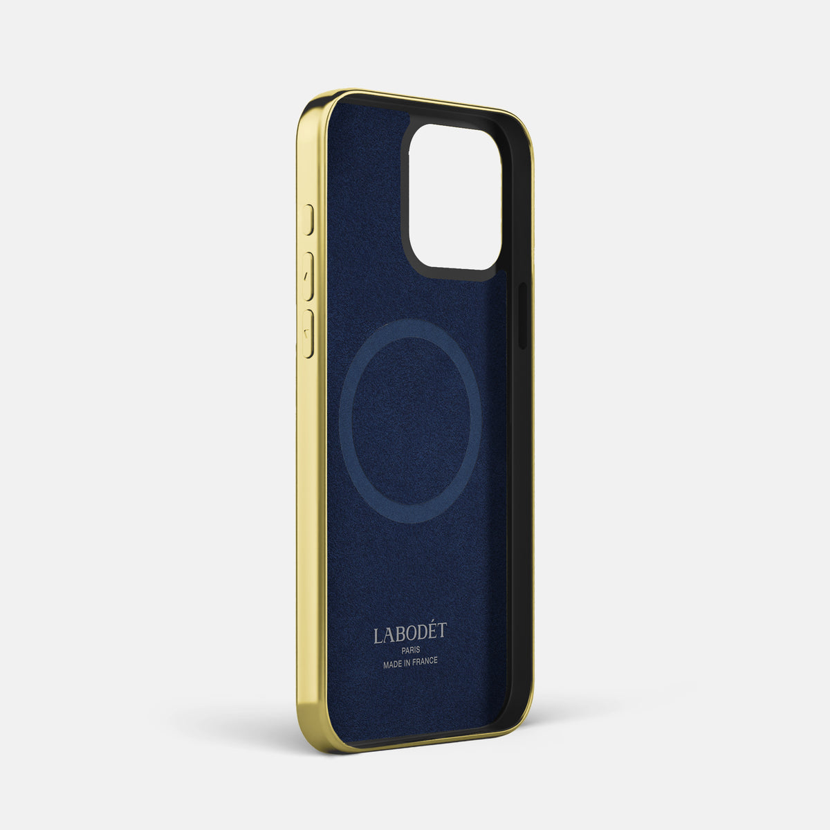 Orange iPhone 16 Pro Max Metallic Sport Case In Alligator with Gold -4 | Orange-Gold