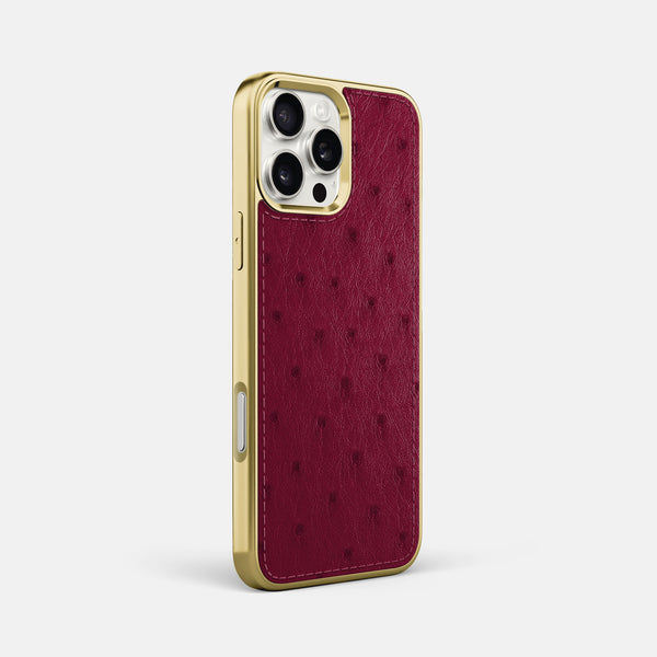 Glossy Sport Case For iPhone 16 Pro Max In Ostrich
