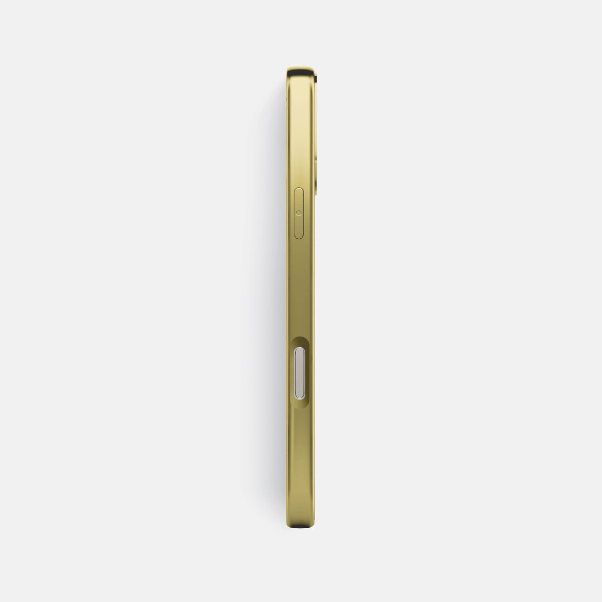Turquoise iPhone 16 Pro Max Metallic Sport Case Ostrich with Gold -3 | Turquoise-Gold