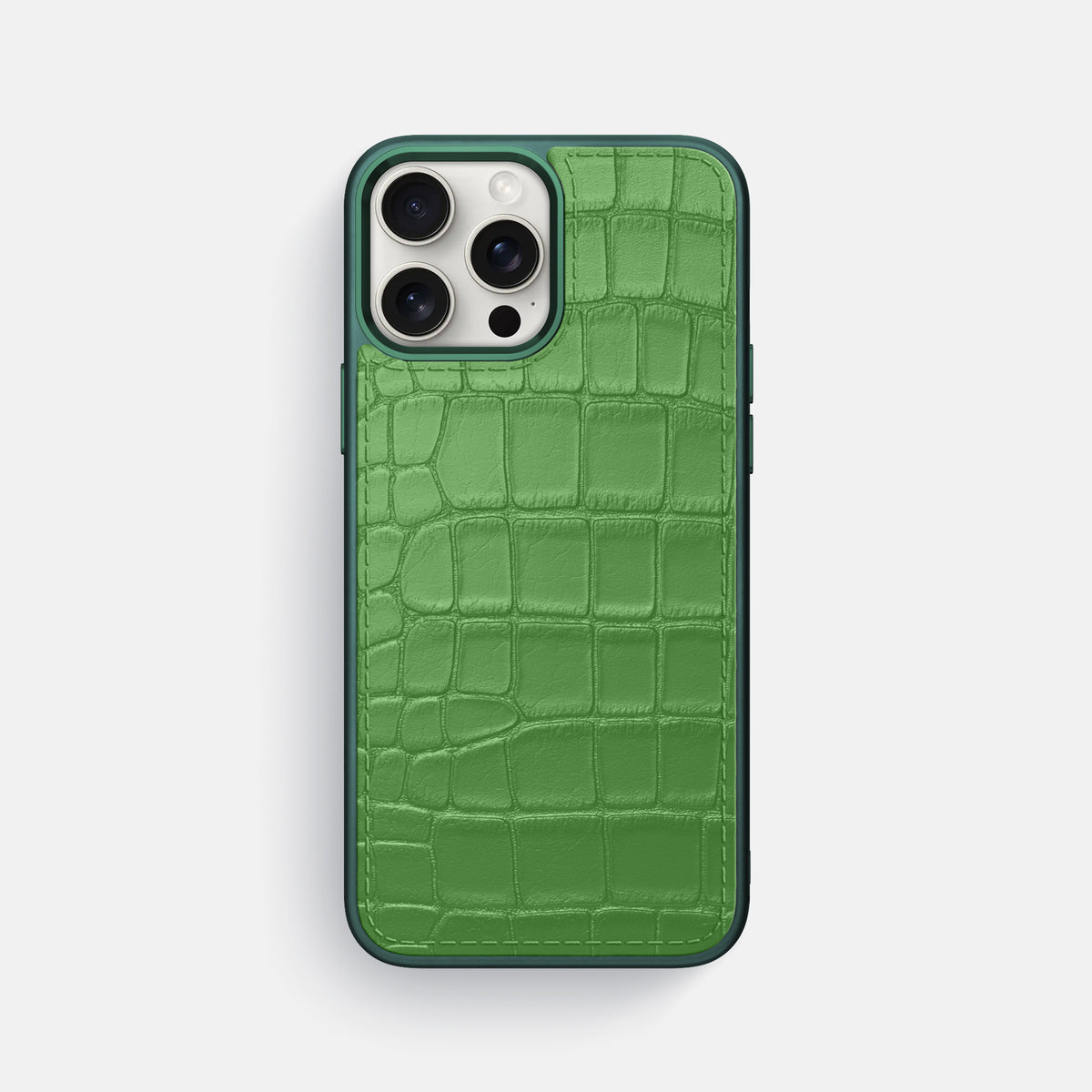 Apple-Green iPhone 16 Pro Max Toned Sport Case In Alligator with Green -1 | Apple-Green-Green