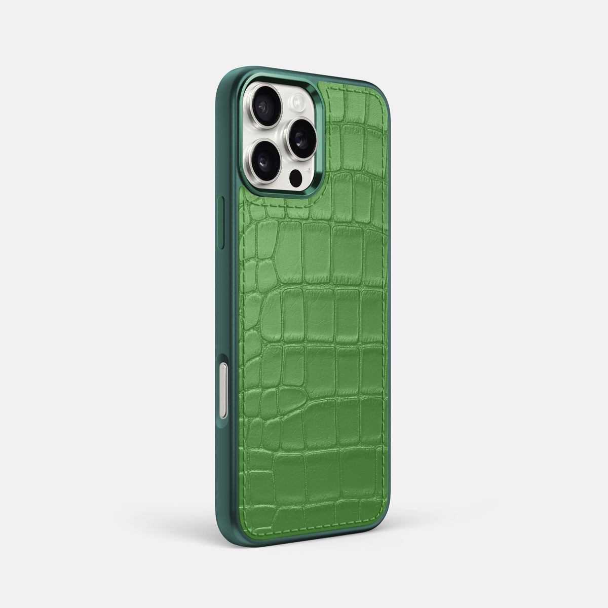 Apple-Green iPhone 16 Pro Max Toned Sport Case In Alligator with Green -2 | Apple-Green-Green