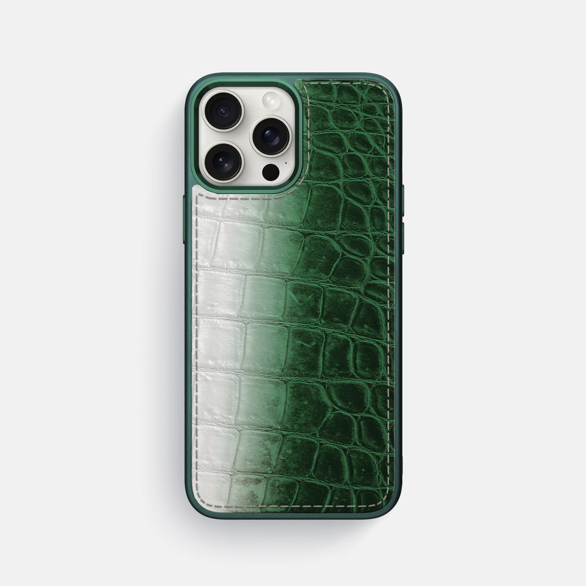 Green iPhone 16 Pro Max Toned Sport Case with Green -1 | Green-Green