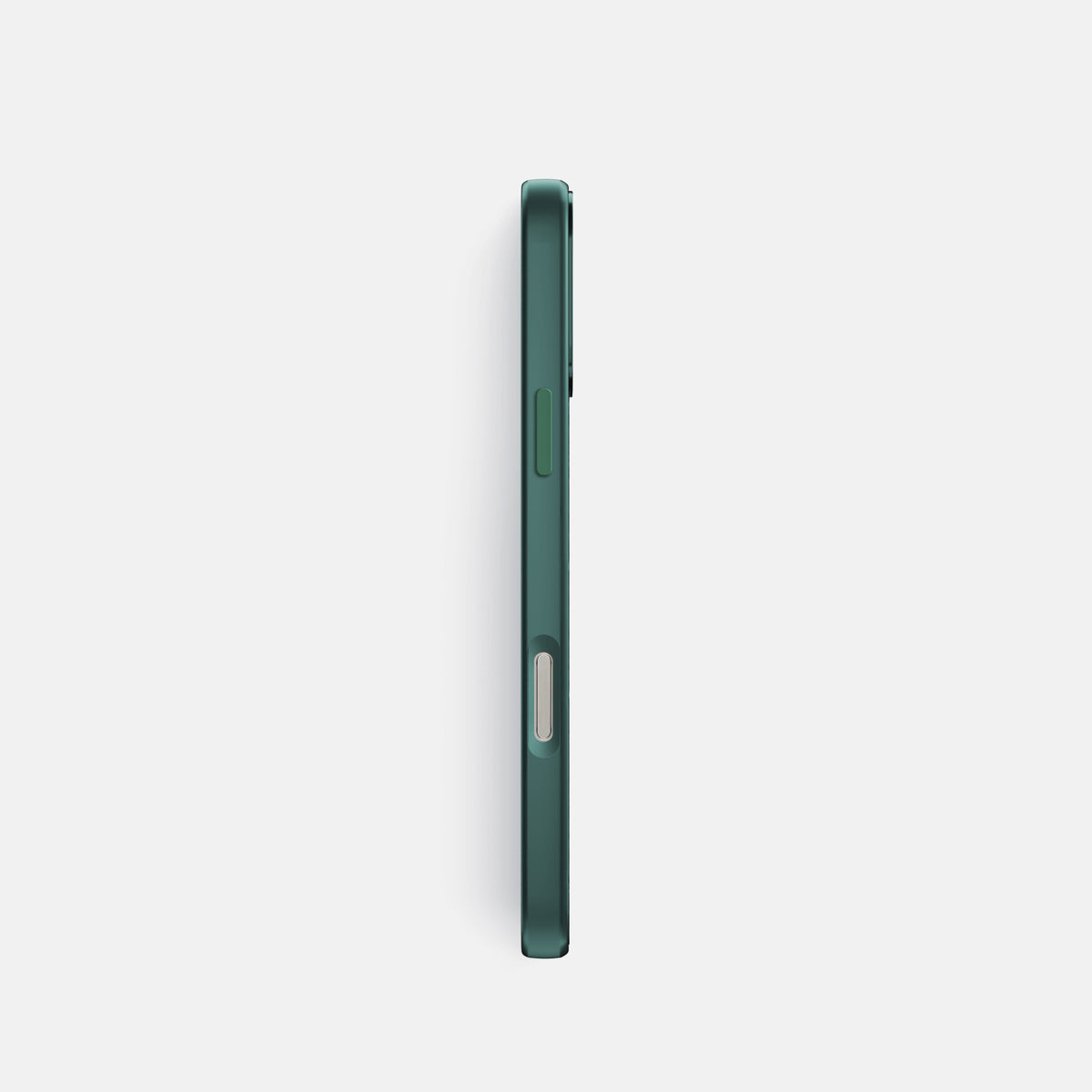 Grey iPhone 16 Pro Sport Toned Case Ostrich with Green -3 | Grey-Green
