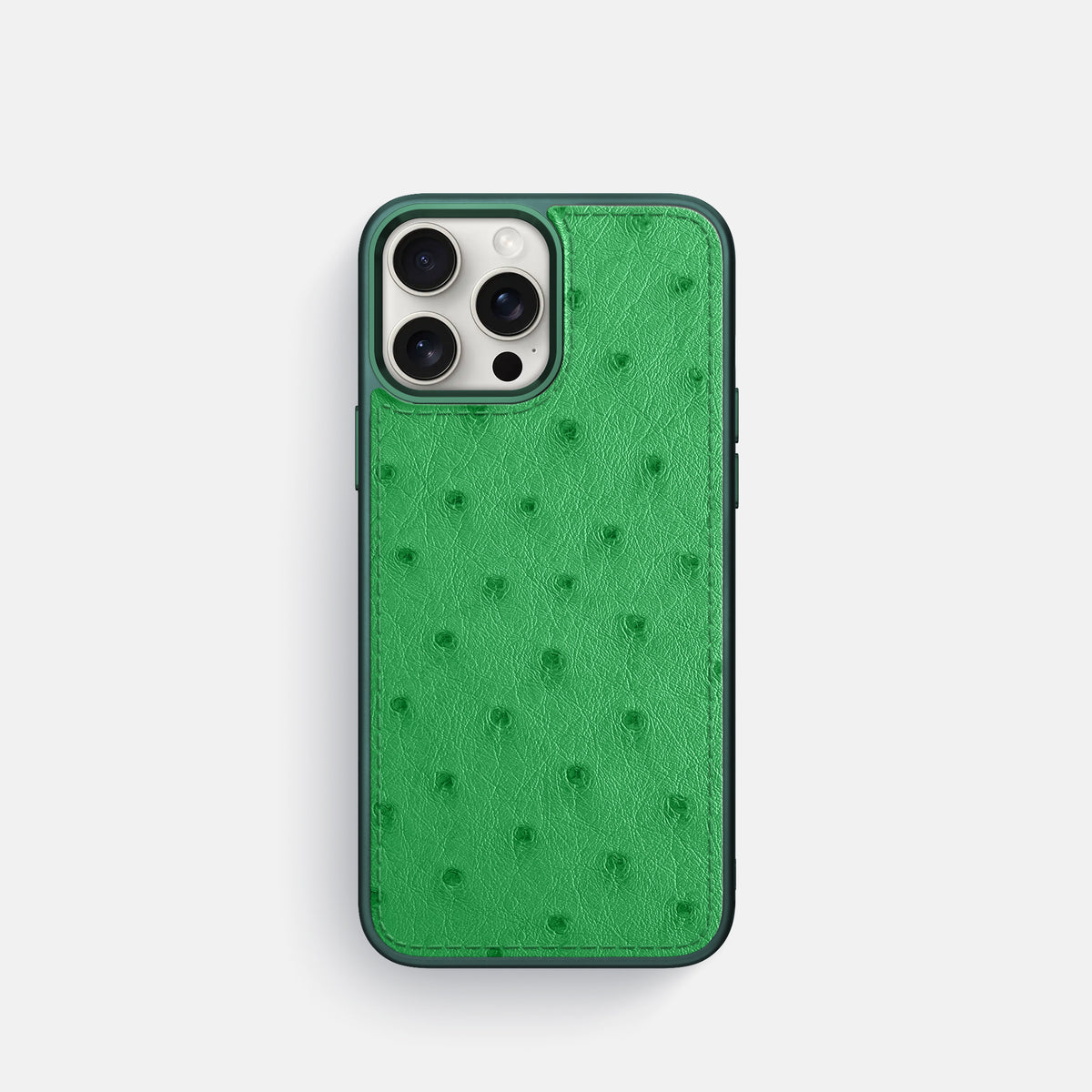 Kentucky Green iPhone 16 Pro Sport Toned Case Ostrich with Green -1 | Kentucky-Green-Green