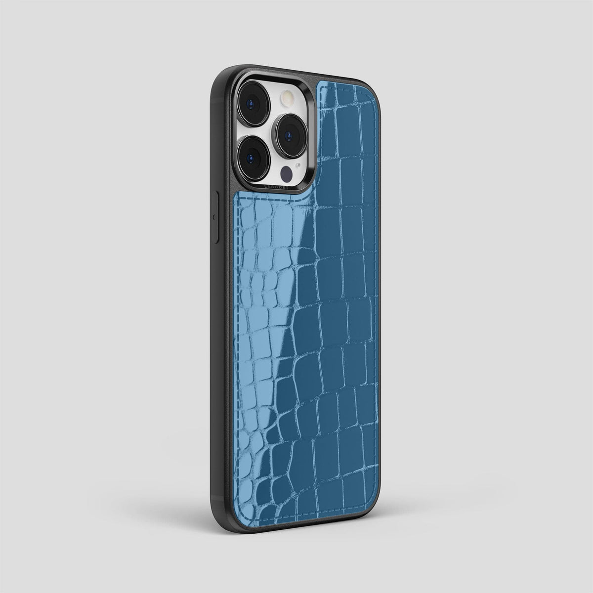 Turquoise-Blue Sport iPhone 14 Pro Shiny Alligator -2 | Turquoise-Blue