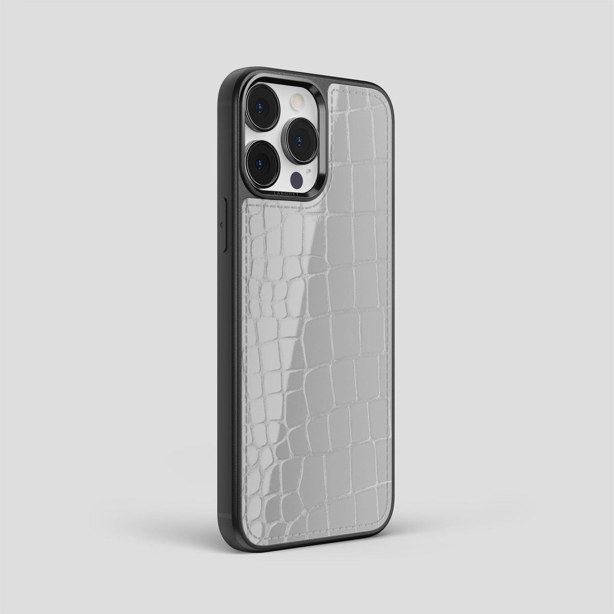 White Sport iPhone 14 Pro Shiny Alligator -2 | White