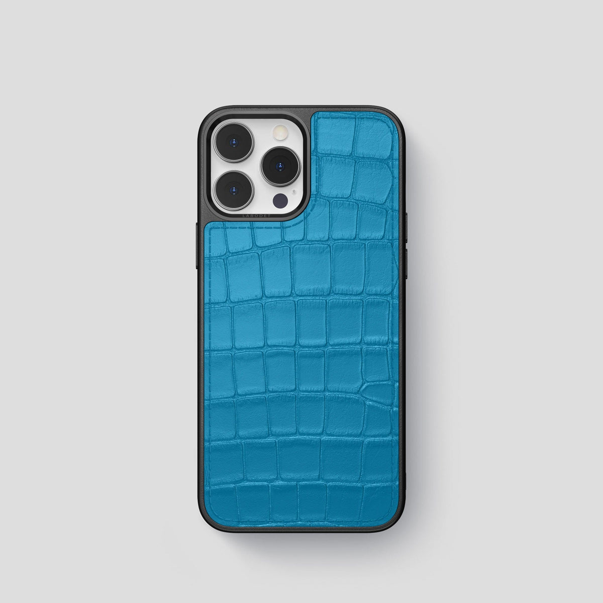 Curaçao-Blue iPhone 14 Pro Sport Case Alligator -1 | Curaçao-Blue