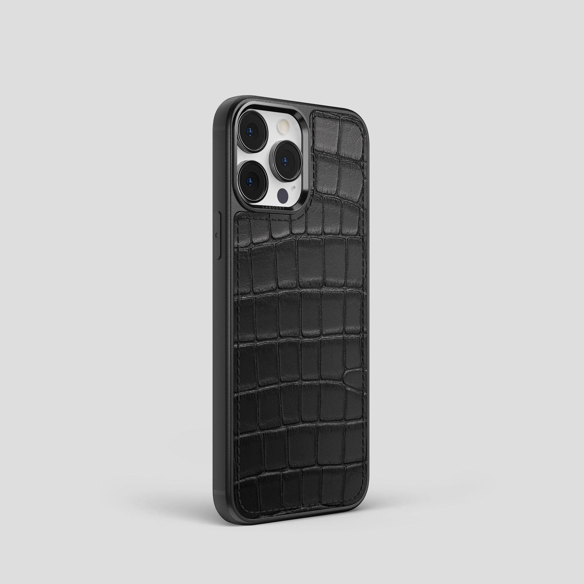 Black iPhone 14 Pro Sport Case Alligator -2 | Black