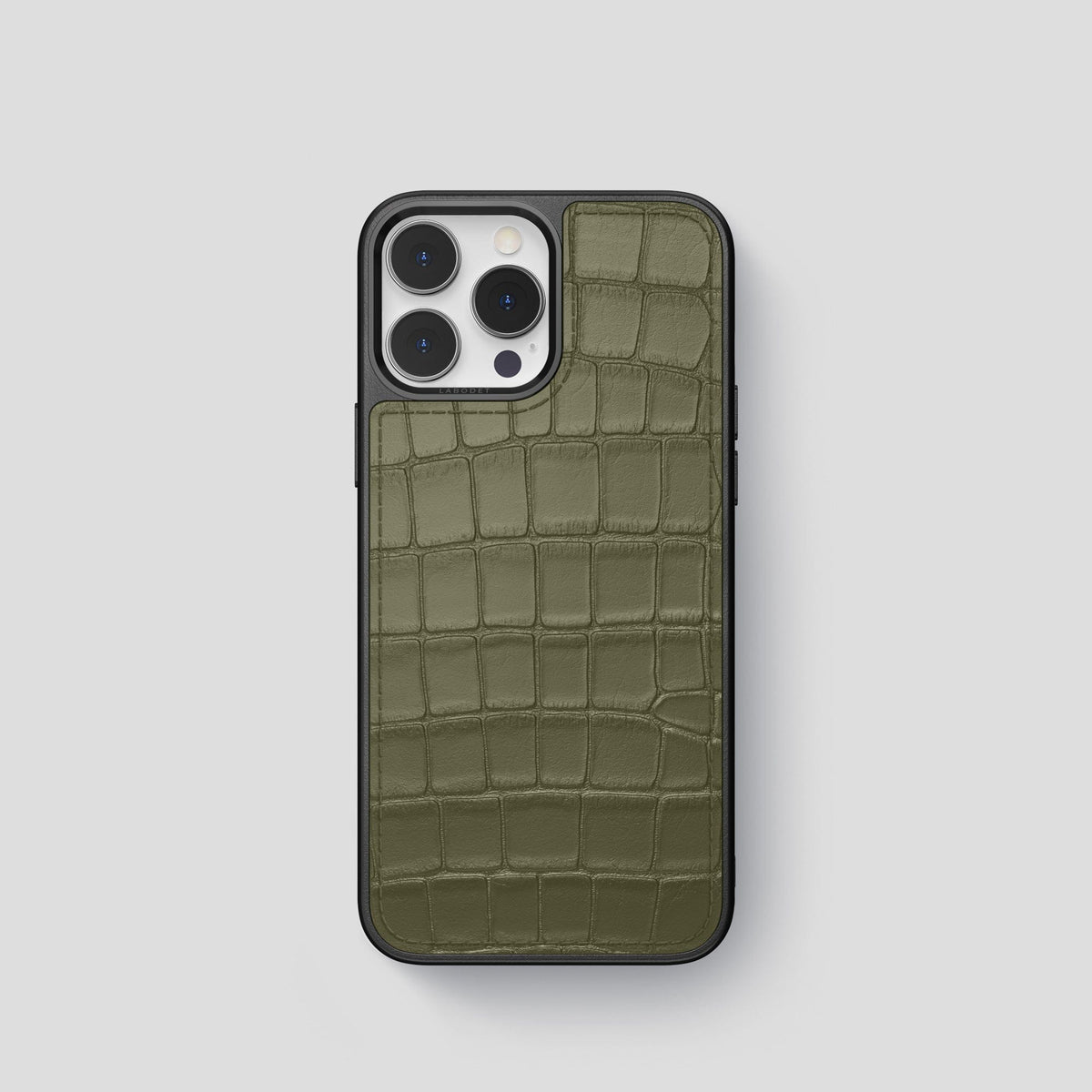 Kaki-Green iPhone 14 Pro Sport Case Alligator -1 | Kaki-Green
