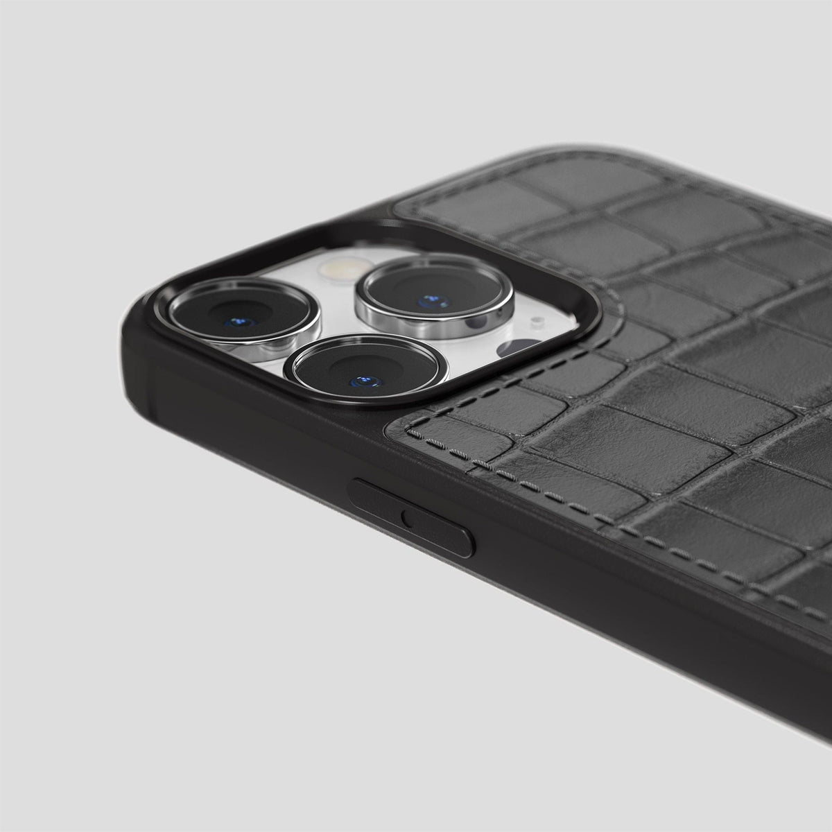 Grey iPhone 14 Pro Max Sport Case Alligator -6 | Grey