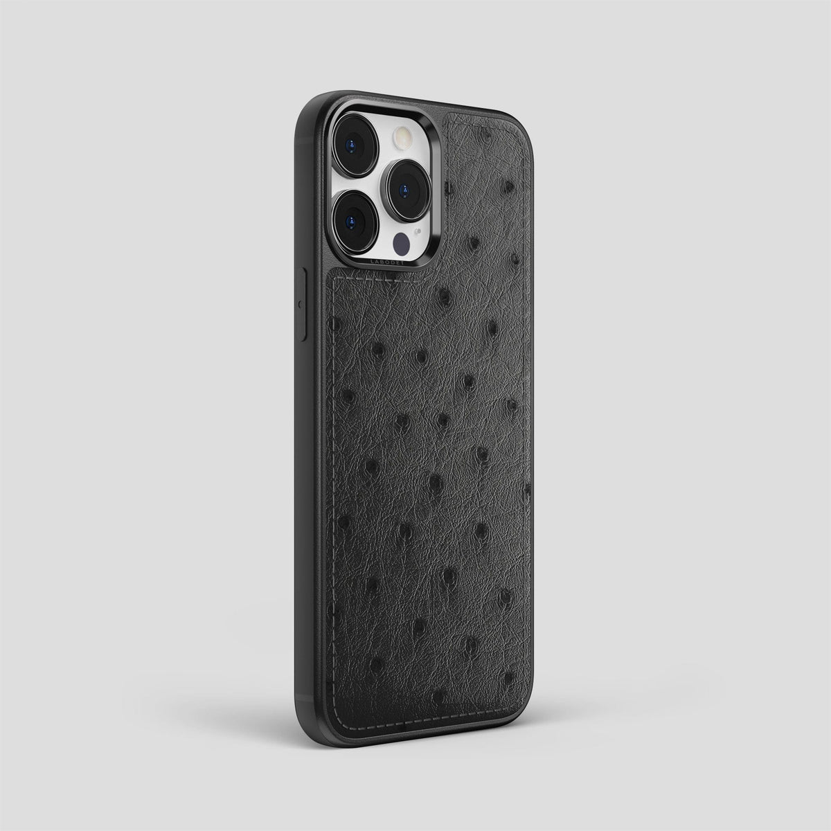 Black iPhone 15 Pro Max Sport Case Ostrich -2 | Black