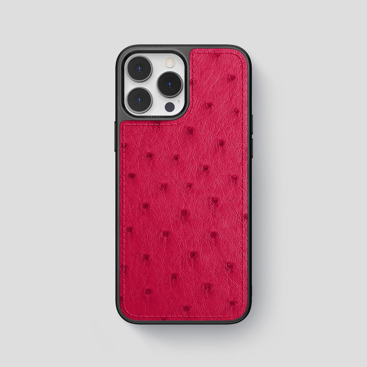 Bordeaux iPhone 15 Pro Max Sport Case Ostrich -1 | Bordeaux